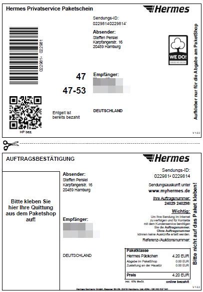 hermes paketschein drucken|hermes paketschein online.